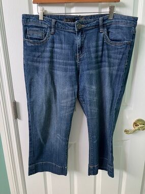 Kut from the Kloth Dark Blue Cropped Jeans